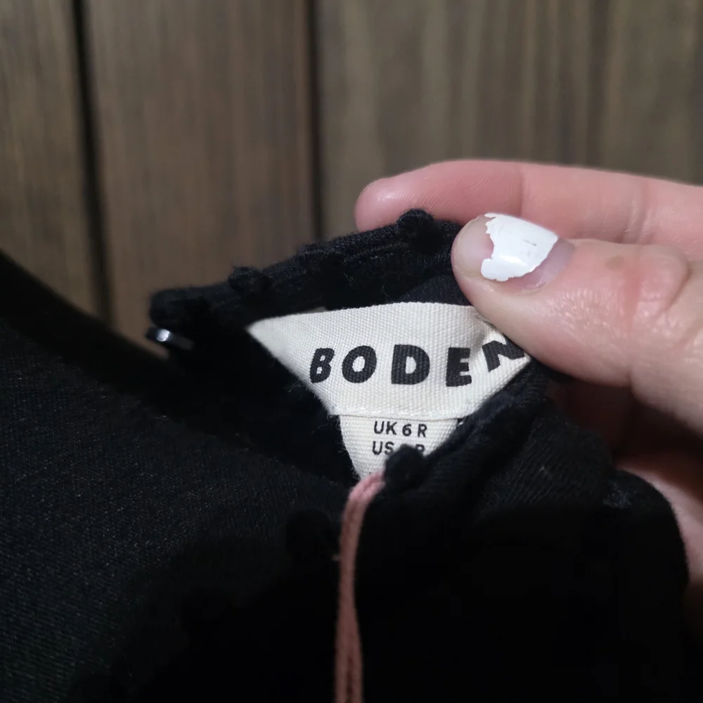 NWT Boden Black Sleeveless Midi Dress - Picture 4 of 4